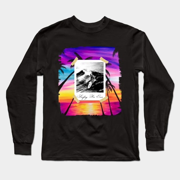 Palm Beach Surfing ,Summer Time ,Summer Days Long Sleeve T-Shirt by potch94